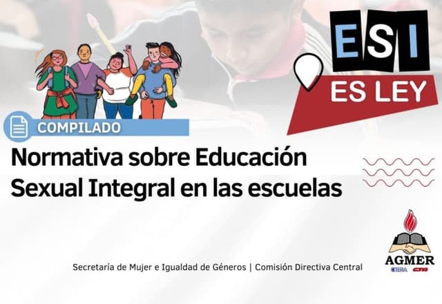 Normativas sobre Educación Sexual Integral en las escuelas