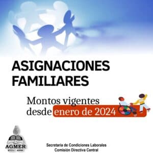 Nuevos valores de Asignaciones Familiares