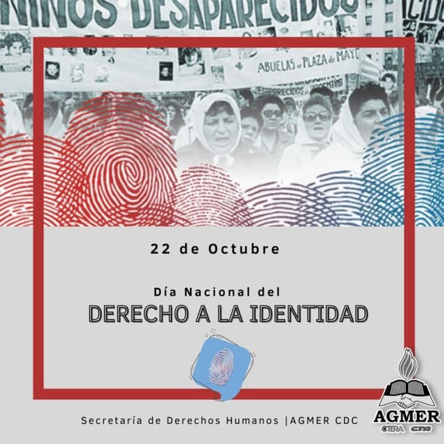 DIA NACIONAL DEL DERECHO A LA IDENTIDAD