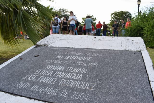 A 23 años de Diciembre de 2001: acto en homenaje a las víctimas de la represión