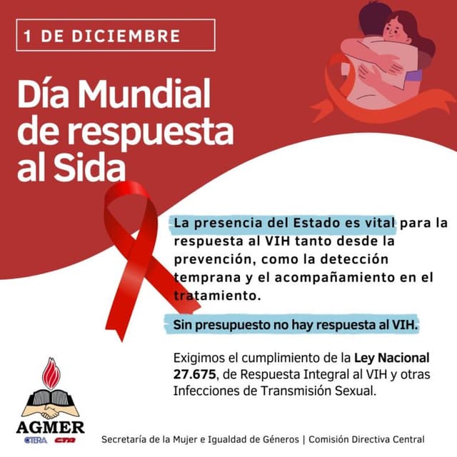 1 de diciembre: Día Internacional de Respuesta al VIH Sida